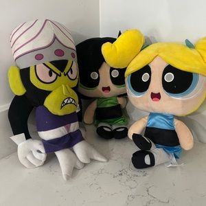 Powderpuff Girls Plush Lot